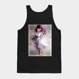 Matou Sakura Anime Watercolor Tank Top